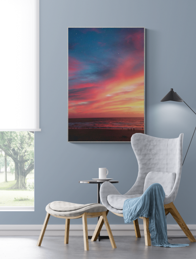 Beach Themed Wall Art Ideas: Cannon Beach at Sunset