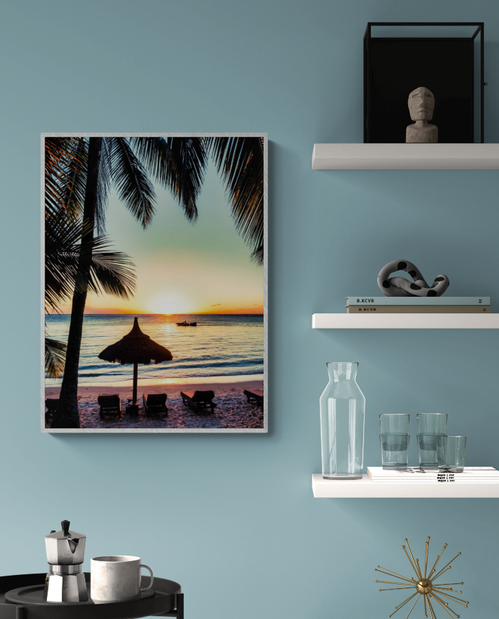 Beach Themed Wall Art Ideas: Tranquil Skies