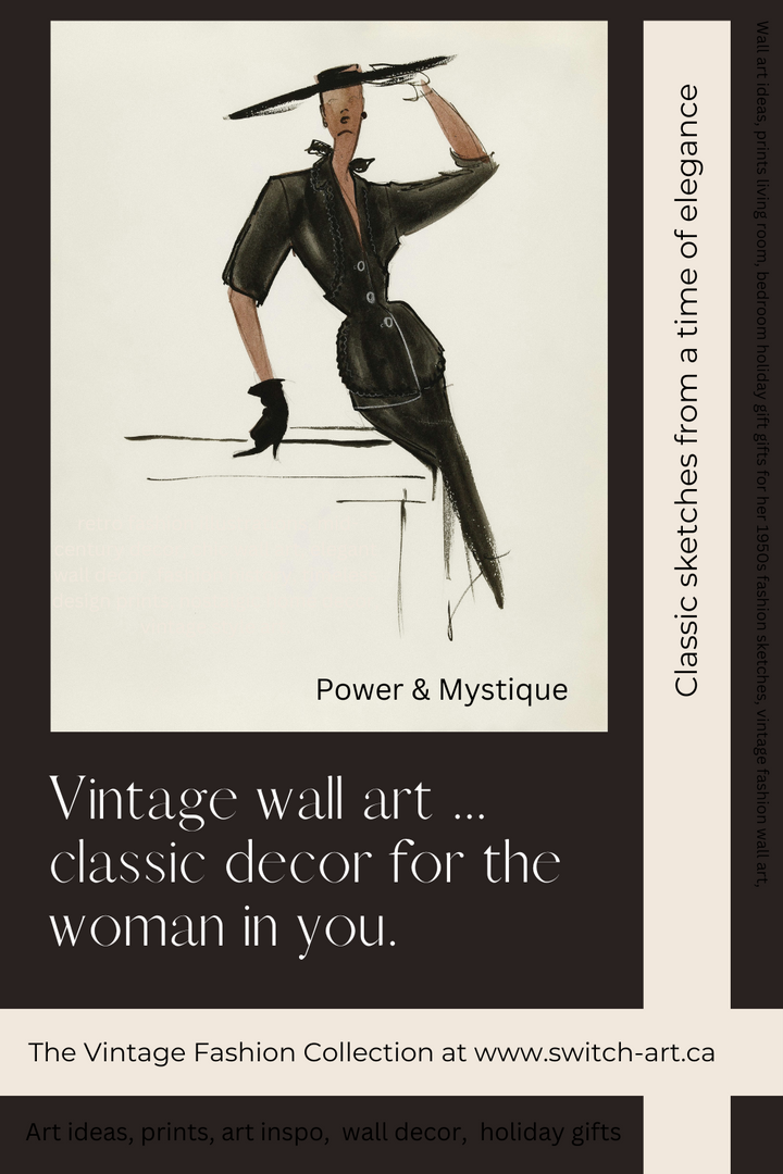 Power & Mystique: Fashion Inspired Wall Art Ideas