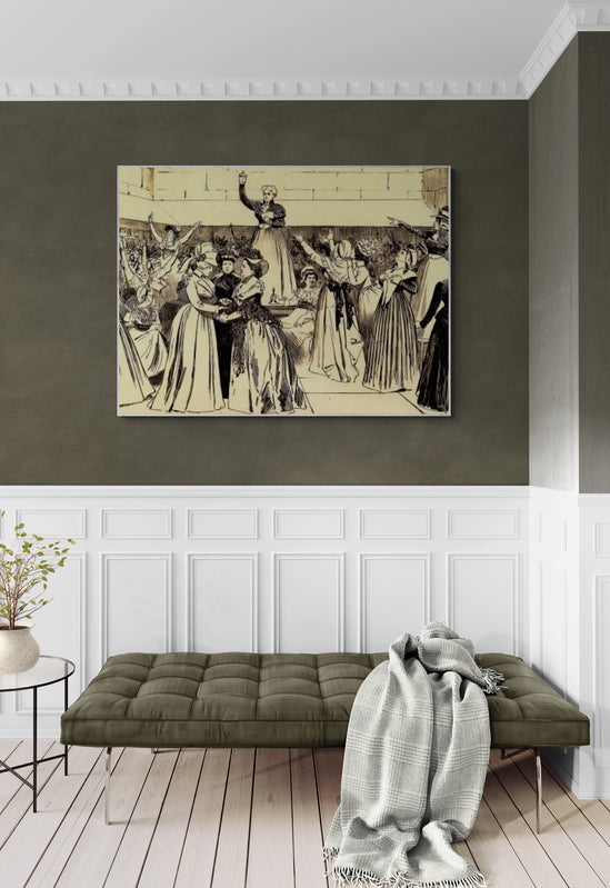 Art Deco Wall Art Ideas:  Suffragettes