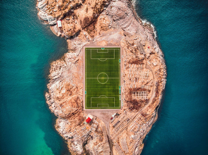 Lofoten, Norway Soccer Field